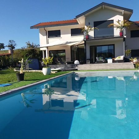Chambres, Cuisine, Piscine, Spa, Billards, Airhockey, Nature Fillinges Ngoại thất bức ảnh