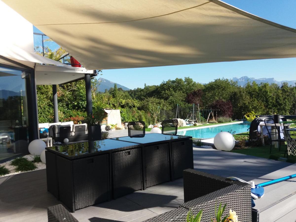 Chambres, Cuisine, Piscine, Spa, Billards, Airhockey, Nature Fillinges Ngoại thất bức ảnh